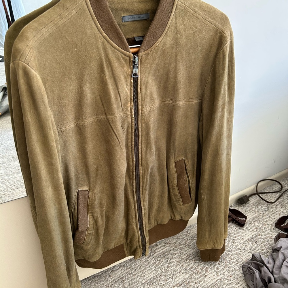 John Varvatos Suede Jacket